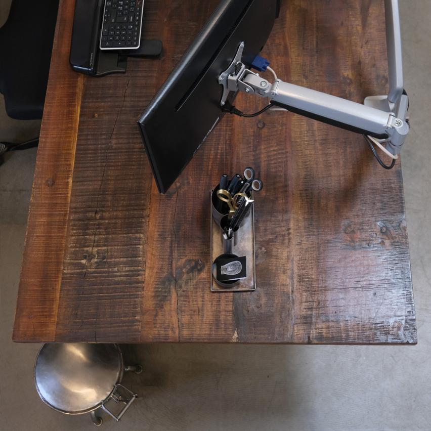 masculin office interior design with ergonomic furniture by trademark living.