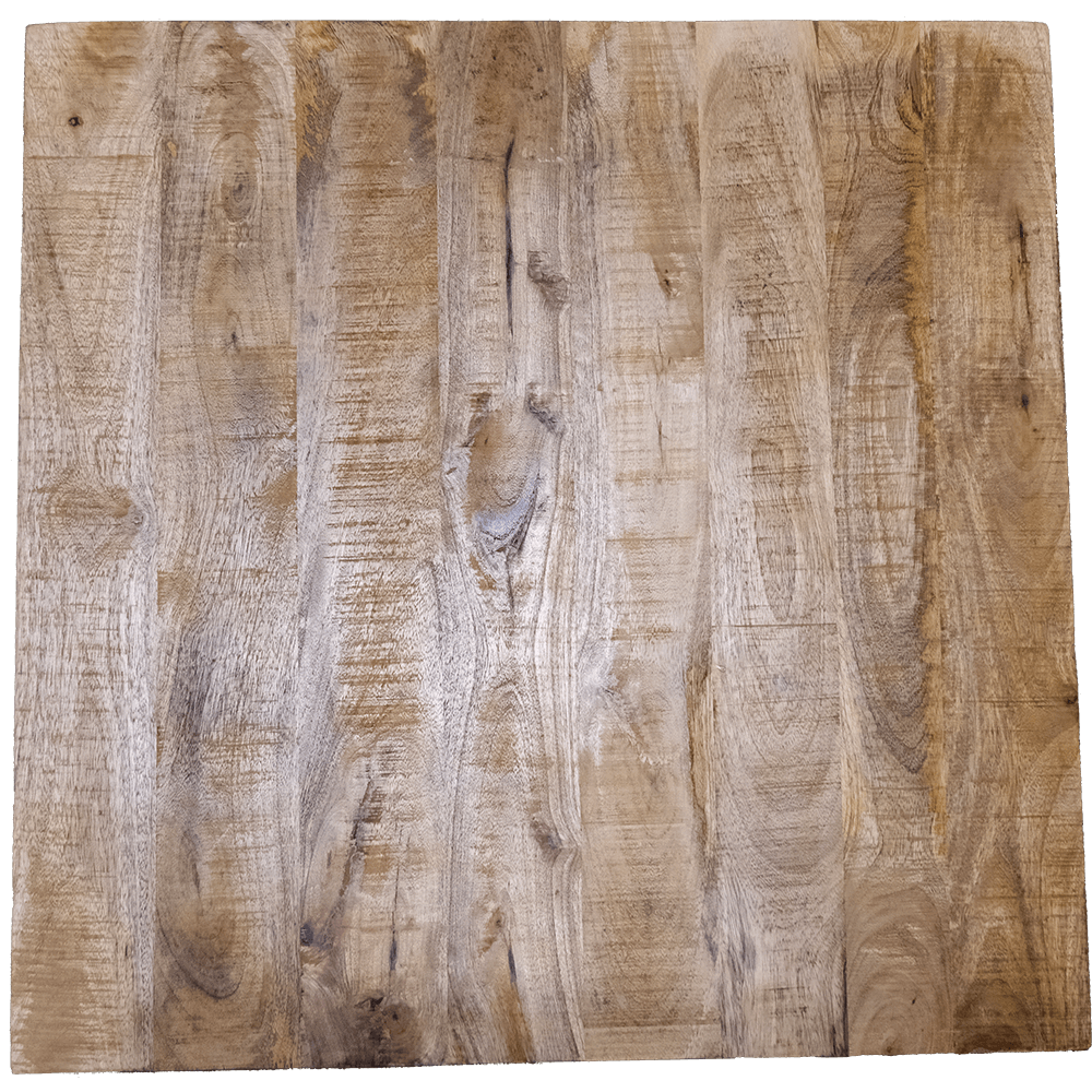 Reclaimed wood tables made of 1800’s beams Tabletop made of mango wood